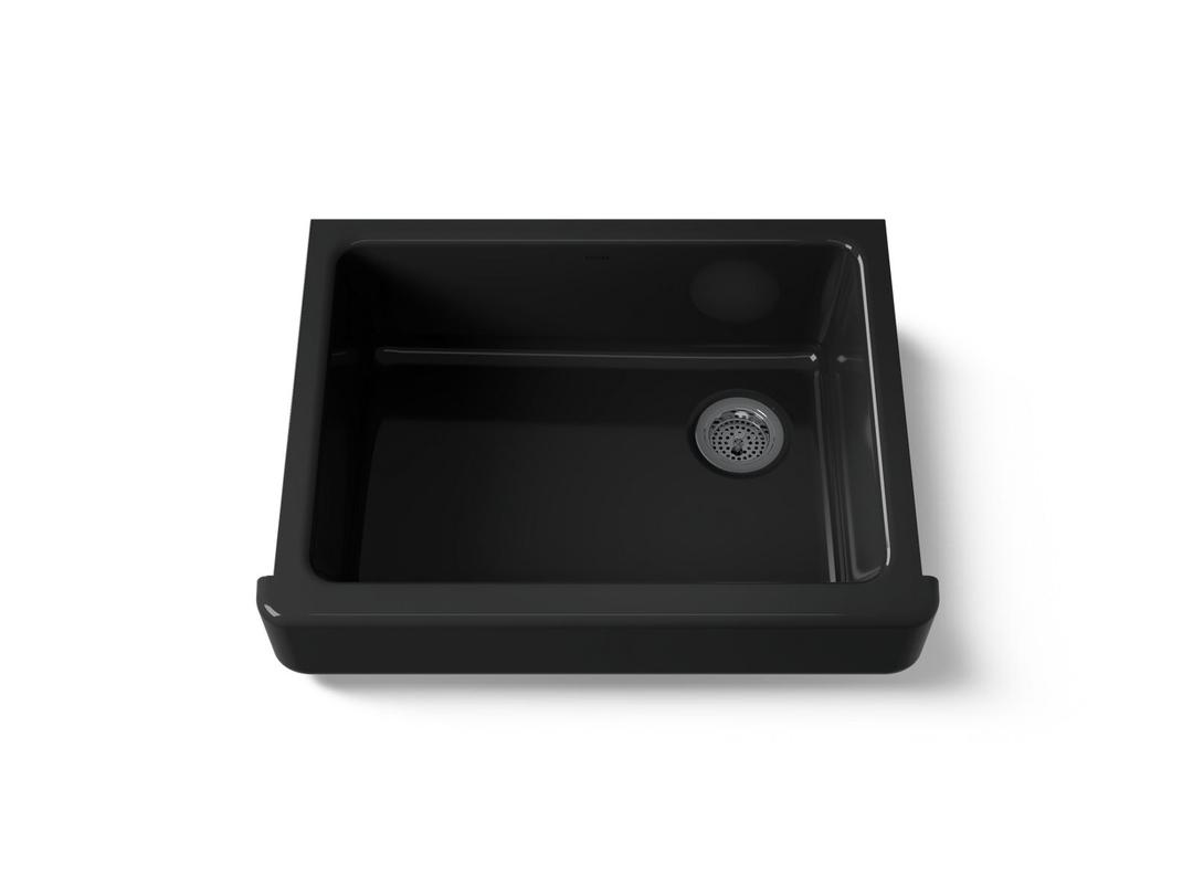 Kohler | Whitehaven | Self Trimming Kitchen Sink - Black by Kohler
