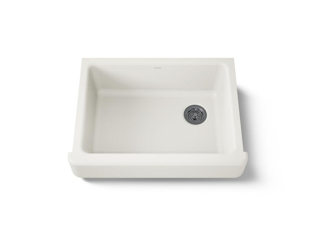 Kohler | Whitehaven | Self Trimming Kitchen Sink - Biscuit by Kohler