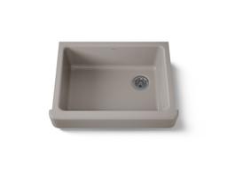 Kohler Whitehaven 29-1/2'' undermount single-bowl farmhouse kitchen sink - Truffle - image 1
