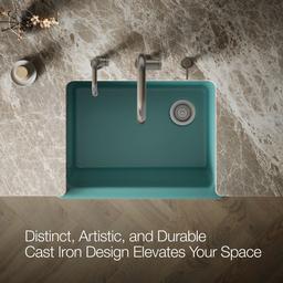 Kohler | Whitehaven | Undermount Kitchen Sink - Teal - image 4