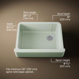 Kohler | Whitehaven | Kitchen Sink - Aspen Green - image 3