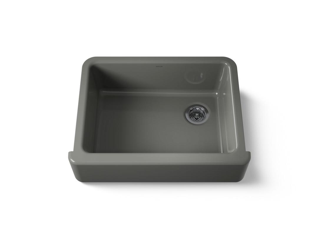 Kohler | Whitehaven | Self Trimming Kitchen Sink - Thunder Grey by Kohler