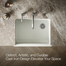 Kohler | Whitehaven | Self Trimming Kitchen Sink - Dune - image 4