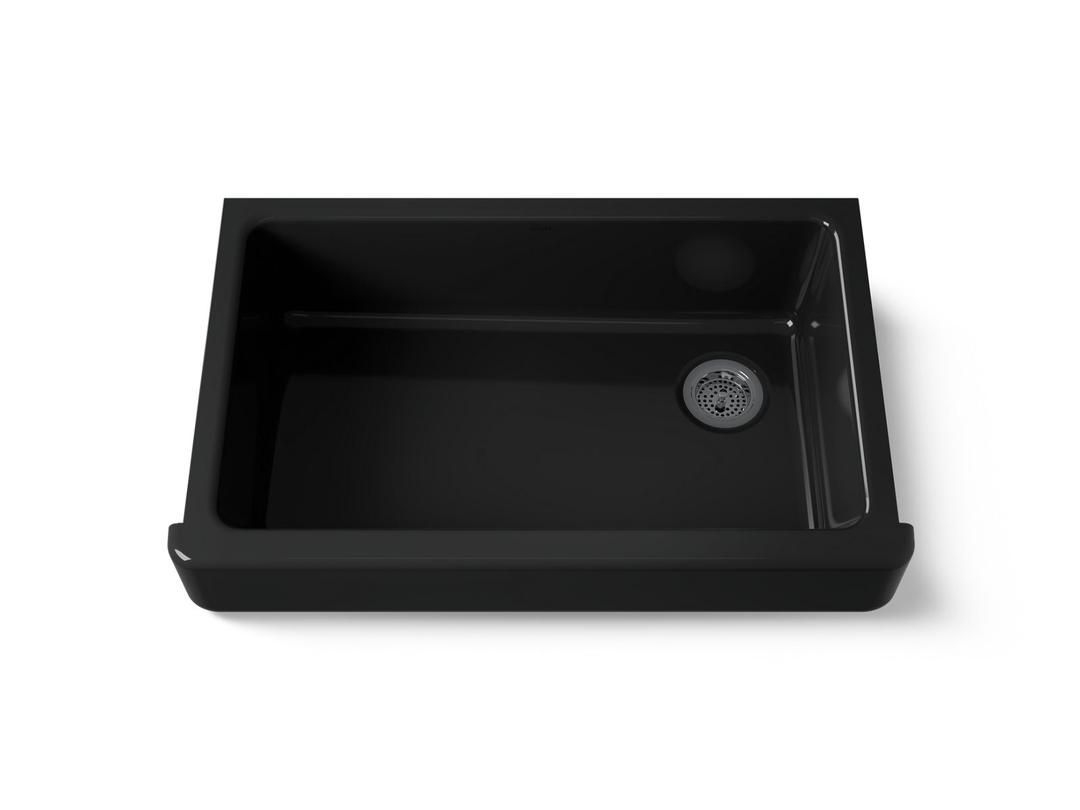 Kohler | Whitehaven | Self Trimming Kitchen Sink - Black by Kohler