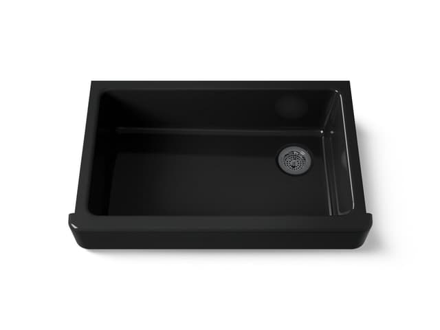 Kohler | Whitehaven | Self Trimming Kitchen Sink - Black