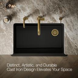 Kohler | Whitehaven | Self Trimming Kitchen Sink - Black - image 4