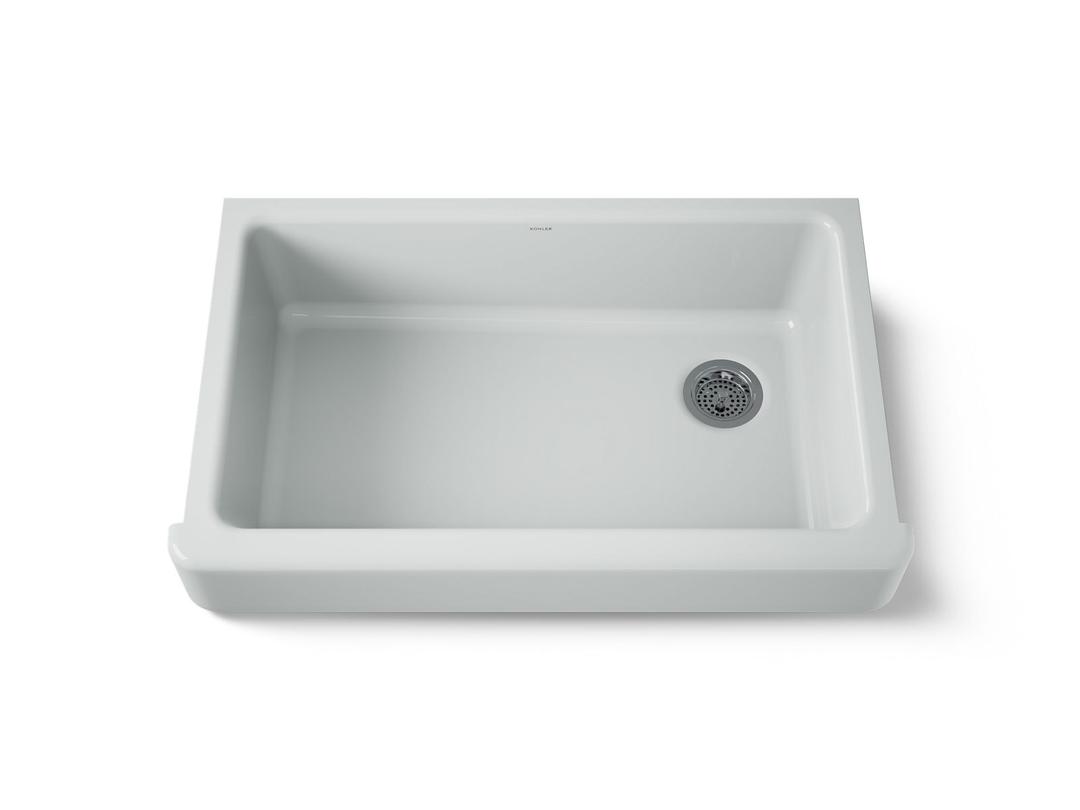 Kohler | Whitehaven | Self Trimming Kitchen Sink - Ice Grey by Kohler