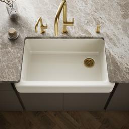Kohler | Whitehaven | Self Trimming Kitchen Sink - Biscuit - image 2