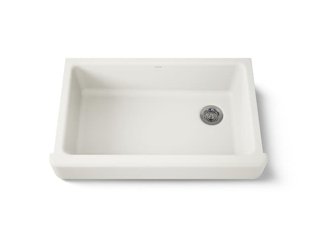 Kohler | Whitehaven | Self Trimming Kitchen Sink - Biscuit