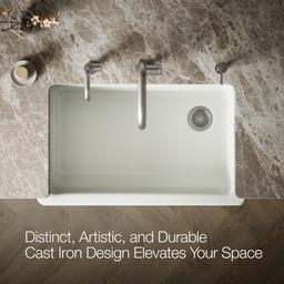 Kohler | Whitehaven | Self Trimming Kitchen Sink - Dune - image 4