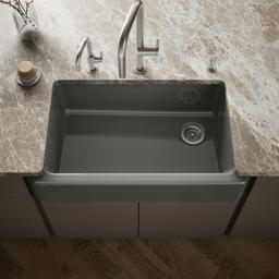 Kohler | Whitehaven | Self Trimming Kitchen Sink - Thunder Grey - image 2