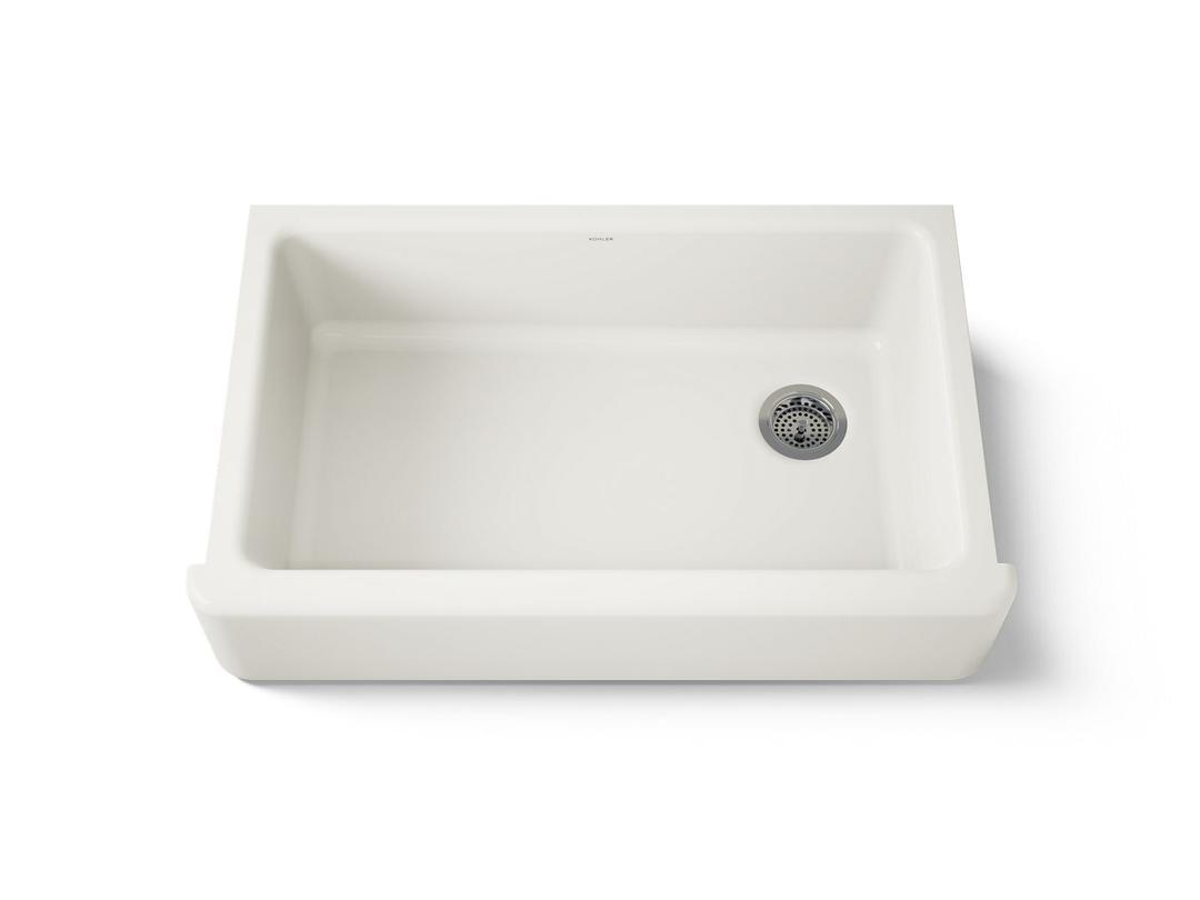 Kohler | Whitehaven | Self Trimming Kitchen Sink - Biscuit by Kohler