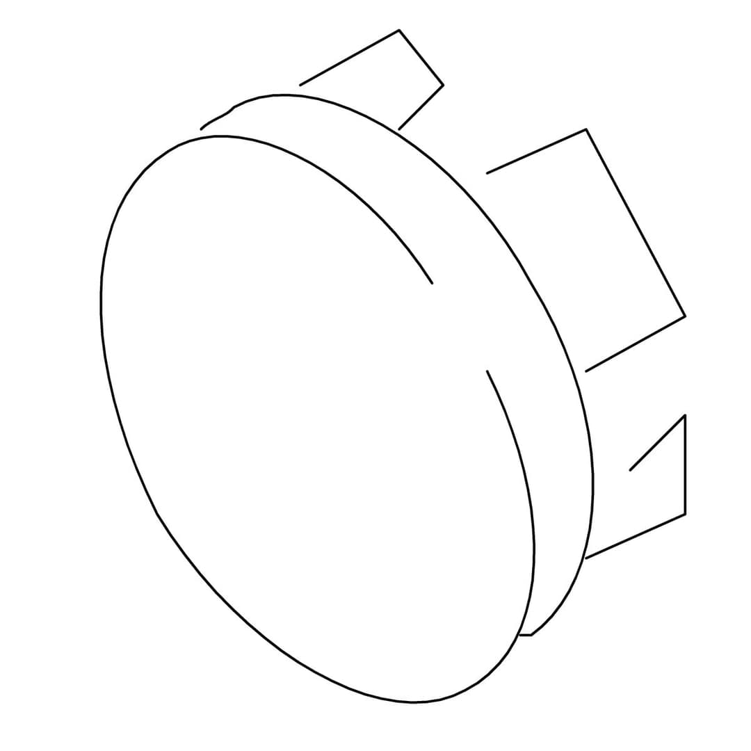 Kohler Genuine Parts Plug, Suction Cover - White by Kohler Genuine Parts