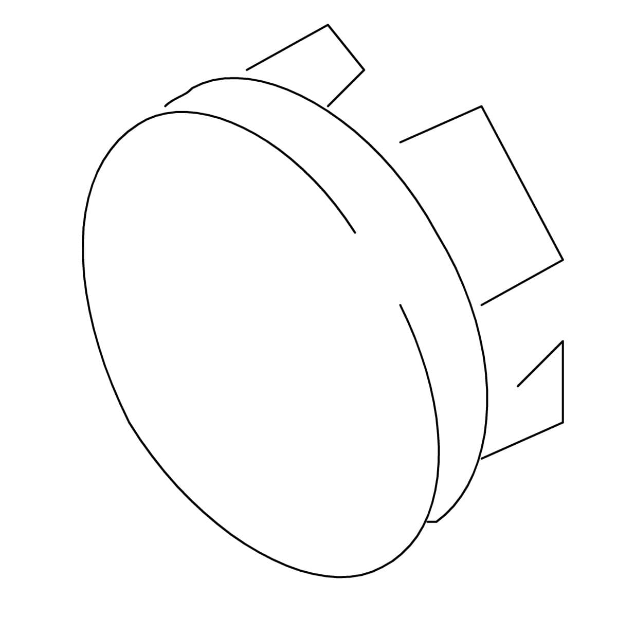 Kohler Genuine Parts Plug, Suction Cover - White by Kohler Genuine Parts