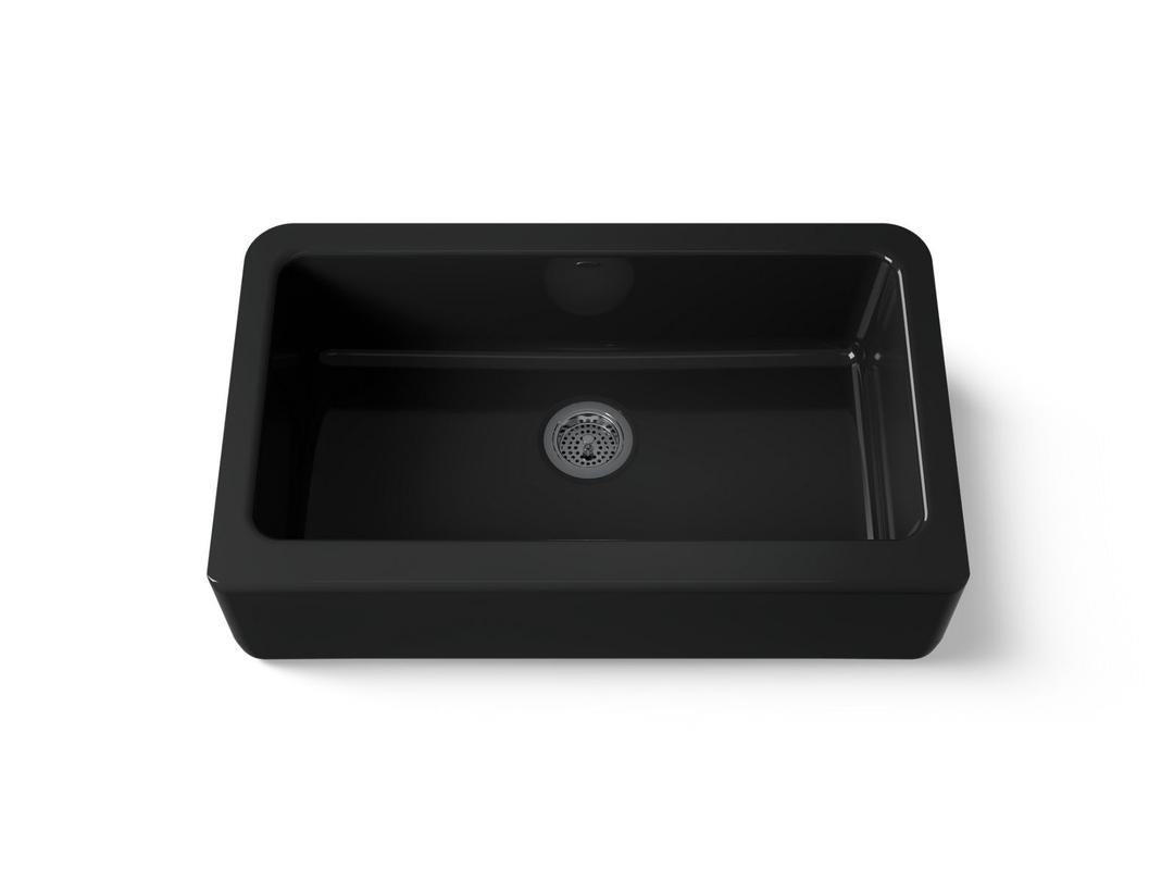 Kohler | Dickinson | Farmhouse Kitchen Sink - Black by Kohler