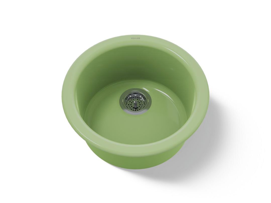 Kohler | Porto Fino | Undermount Kitchen Sink - Fresh Green by Kohler