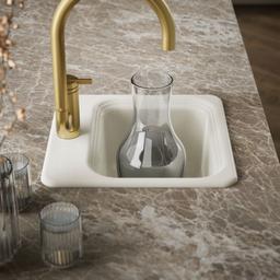 NorthlandE 15'' top-mount single-bowl bar sink - image 7