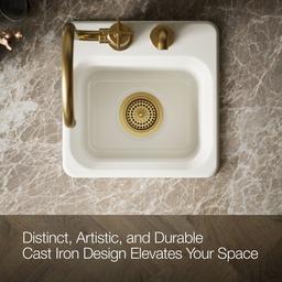 NorthlandE 15'' top-mount single-bowl bar sink - image 4