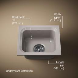 Kohler | Northland | Kitchen Sink - Truffle - image 3