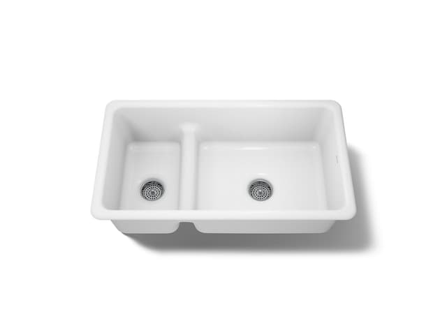 Kohler | Iron/Tones | Drop In Kitchen Sink - White