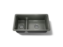 Kohler | Iron/Tones | Drop In Kitchen Sink - Thunder Grey - image 1