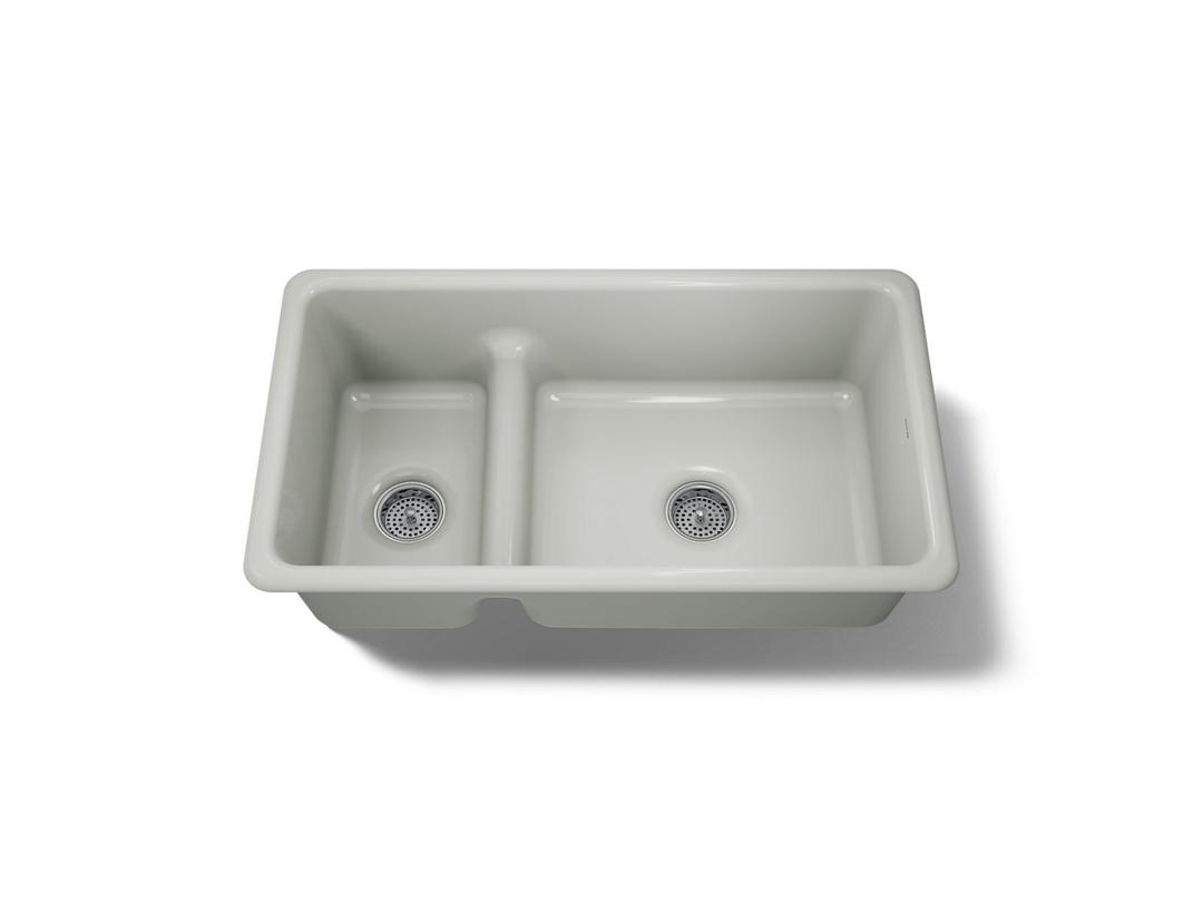 Kohler | Iron/Tones | Drop In Kitchen Sink - Sea Salt by Kohler