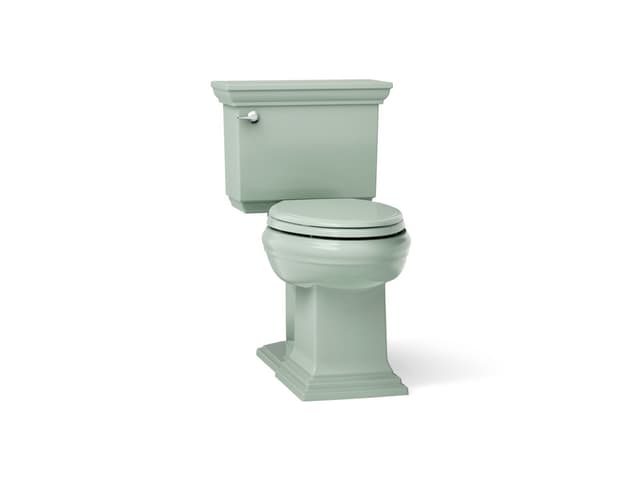 Kohler Memoirs Stately Two-piece elongated with concealed trapway, 1.28 gpf - Aspen Green