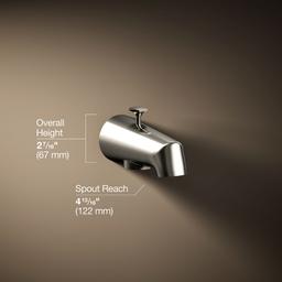 AntiqueE Standard 4-7/8'' diverter bath spout - image 3