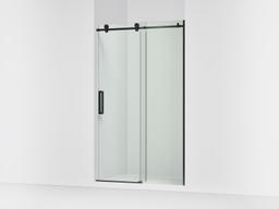 Kohler ComposedE Sliding shower door, 78'' H x 44-1/8 - 47-7/8'' W, with 3/8'' thick Crystal Clear glass - Matte Black - image 1