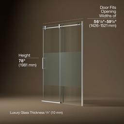 Kohler | Composed | Shower Door - Bright Polished Silver - image 3