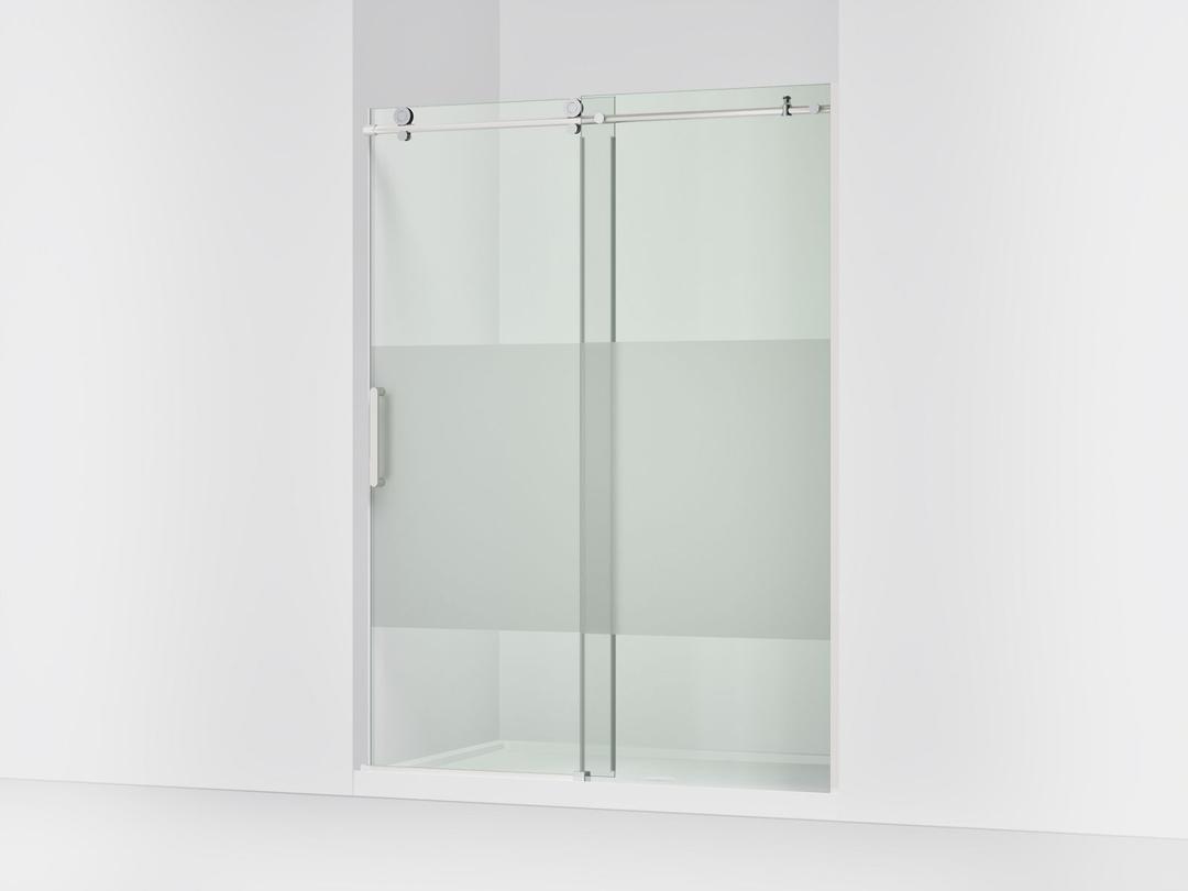 Kohler | Composed | Shower Door - Bright Polished Silver by Kohler