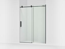 Kohler ComposedE Sliding shower door, 78'' H x 56-1/8 - 59-7/8'' W, with 3/8'' thick Crystal Clear glass - Matte Black - image 1