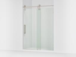ArtifactsE 80-7/8'' H sliding shower door with 3/8''-thick glass - Vibrant Brushed Nickel - image 1