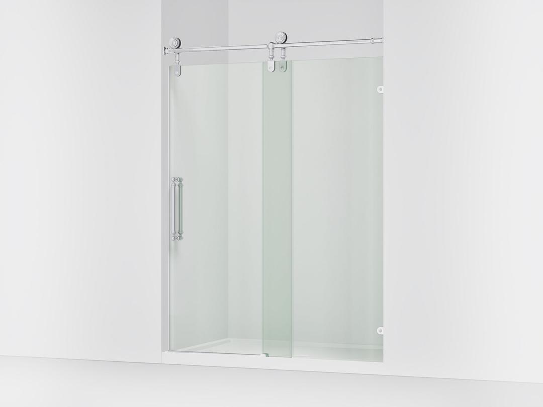 ArtifactsE 80-7/8'' H sliding shower door with 3/8''-thick glass - Polished Chrome by Kohler