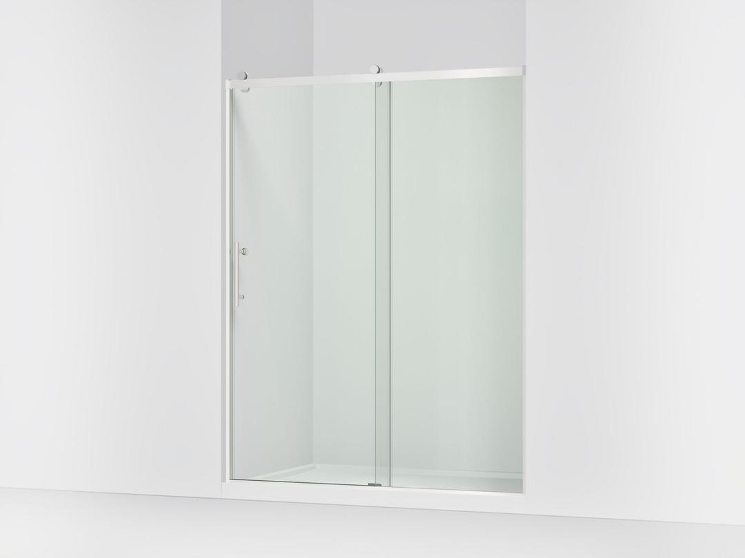 Kohler Rely 77'' H sliding shower door with 3/8''-thick glass - Bright Polished Silver by Kohler