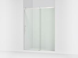 Kohler Rely 77'' H sliding shower door with 3/8''-thick glass - Bright Polished Silver - image 1