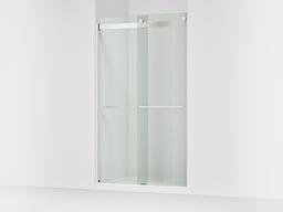 Kohler Levity Plus Frameless sliding shower door, 81-5/8'' H x 44-5/8 - 47-5/8'' W, with 3/8''-thick Crystal Clear glass - Bright Polished Silver - image 1