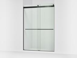 Kohler Levity Plus 81-5/8'' H sliding shower door with 3/8''-thick glass - Matte Black - image 1