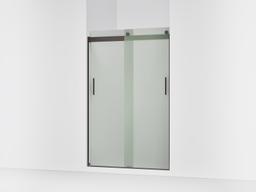 Kohler Levity Sliding shower door, 74'' H x 43-5/8 - 47-5/8'' W, with 1/4'' thick Frosted glass - Anodized Dark Bronze - image 1