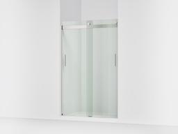 Kohler Levity Sliding shower door, 74'' H x 43-5/8 - 47-5/8'' W, with 1/4'' thick Crystal Clear glass - Matte Nickel - image 1