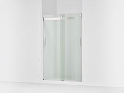 Kohler Levity Sliding shower door, 74'' H x 43-5/8 - 47-5/8'' W, with 1/4'' thick Crystal Clear glass - Bright Silver - image 1