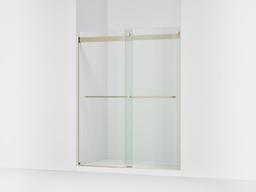 Kohler Levity 74'' H sliding shower door with 1/4''-thick glass - Anodized Brushed Bronze - image 1