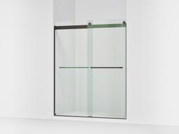 Kohler Levity 74'' H sliding shower door with 1/4''-thick glass - Anodized Dark Bronze - image 1
