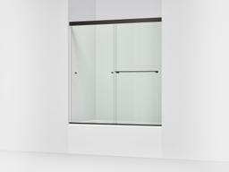 Kohler Revel 62'' H sliding bath door with 5/16''-thick glass - Anodized Dark Bronze - image 1