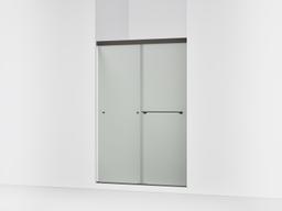 Kohler Revel Sliding shower door, 70'' H x 44-5/8 - 47-5/8'' W, with 1/4'' thick Frosted glass - Anodized Dark Bronze - image 1