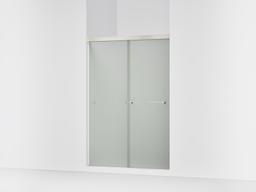 Kohler Revel Sliding shower door, 70'' H x 44-5/8 - 47-5/8'' W, with 1/4'' thick Frosted glass - Anodized Brushed Nickel - image 1