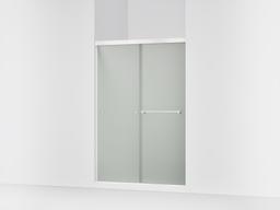 Kohler Revel Sliding shower door, 70'' H x 44-5/8 - 47-5/8'' W, with 1/4'' thick Frosted glass - Bright Polished Silver - image 1