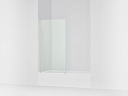 Aerie Bath screen, 56-15/16'' x 32'' W with 1/4'' thick Crystal Clear glass and square corner - image 1