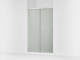 Revel Sliding shower door, 76'' H x 44-5/8 - 47-5/8'' W, with 5/16'' thick Frosted glass - image 1