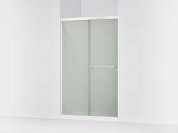 Revel Sliding shower door, 76'' H x 44-5/8 - 47-5/8'' W, with 5/16'' thick Frosted glass - image 1